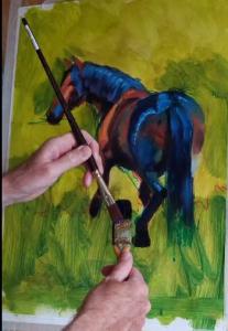 Wild Horse Painting Video episode 5
